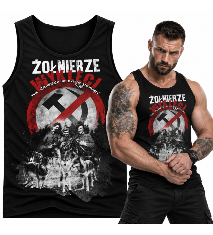 TANK TOP patriotyczny  ŻOŁNIERZE WYKLĘCI 2